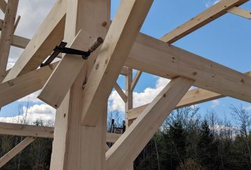 barn raising week at Barn Lights - joinery