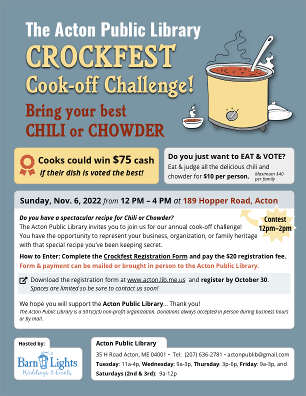 Crockfest Fundraiser