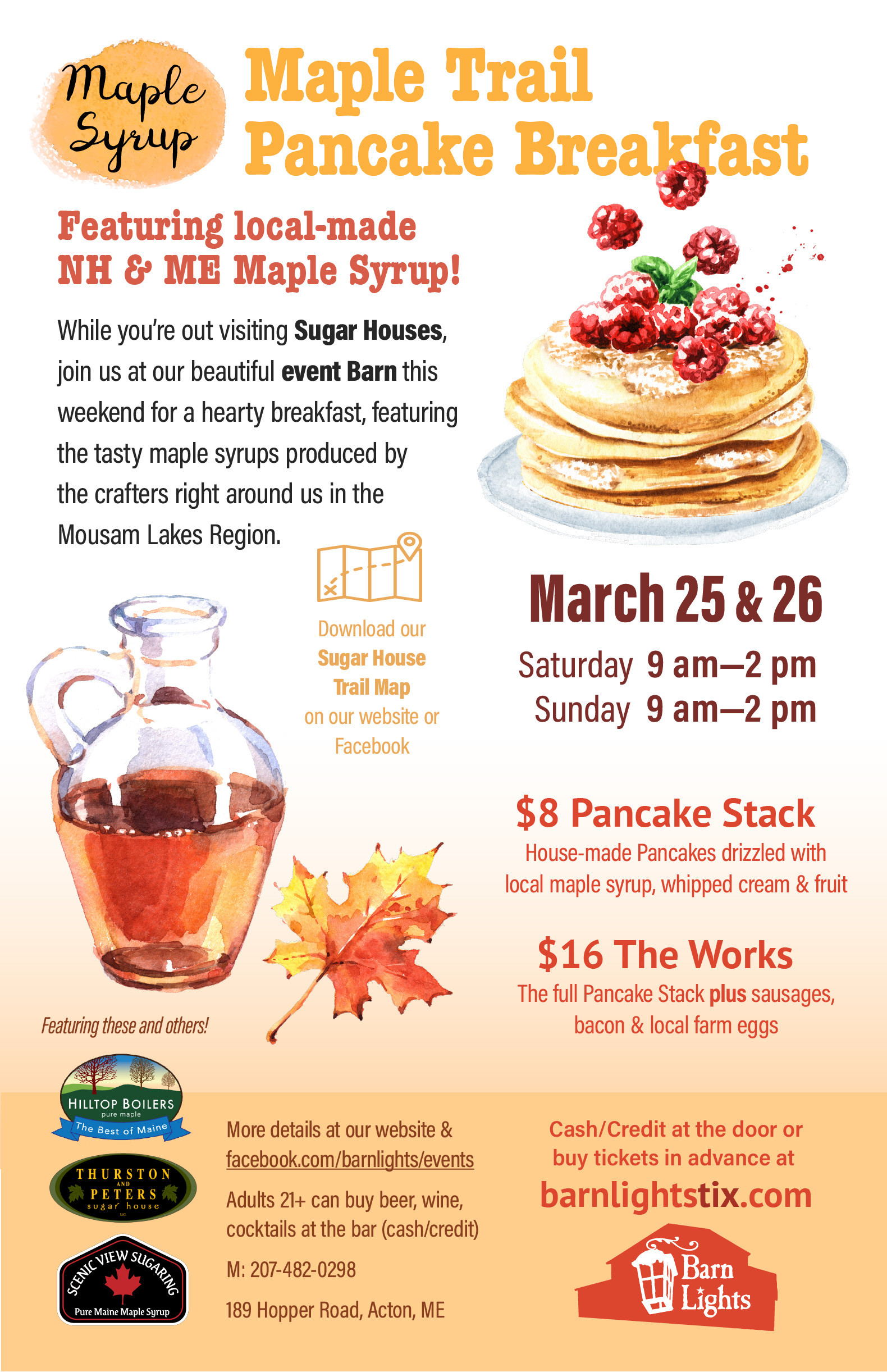 Maine Maple Weekend Pancake Breakfast