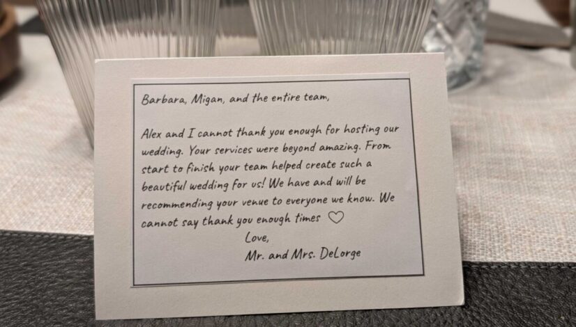 thank you card